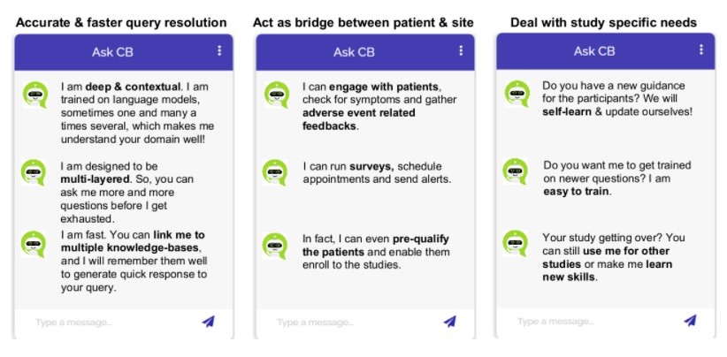 Circlebase: Conversational AI features.