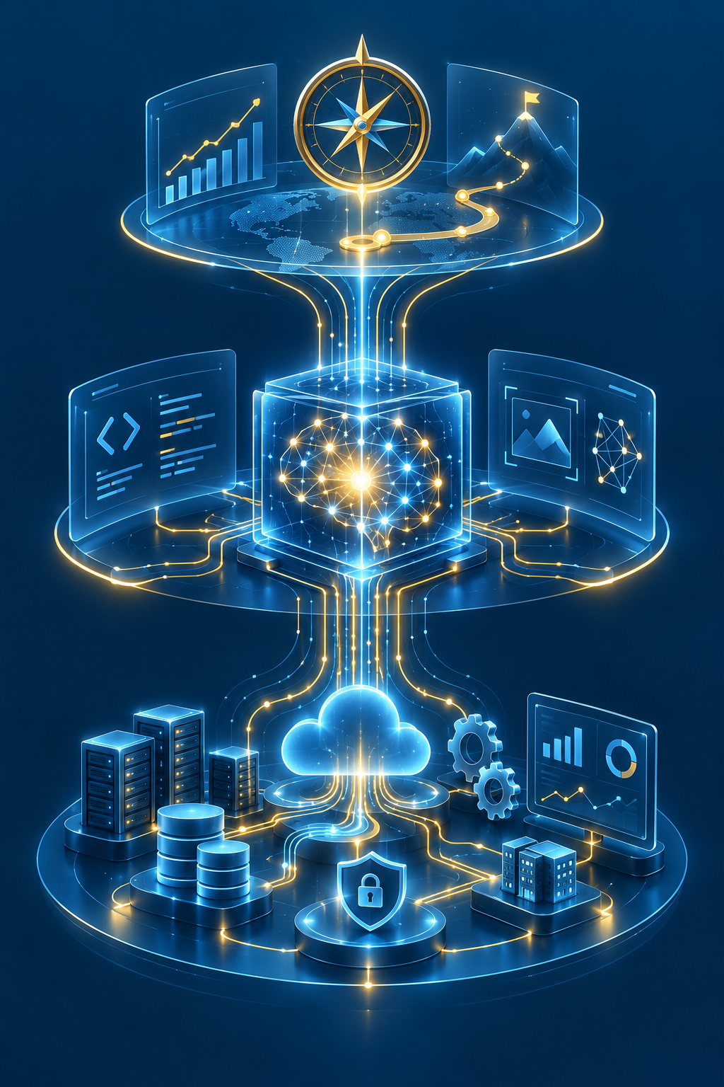 Enterprise AI transformation from strategy and intelligent development to secure cloud operations